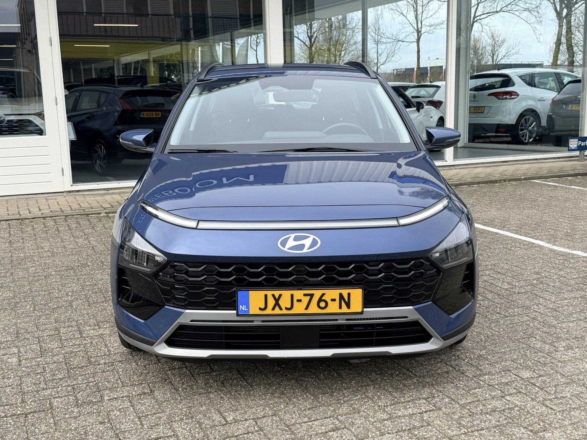Hyundai Bayon 1.0 T-GDI Premium | LED | Keyless | Apple/Andr, Gebruikt, 1095 kg, Blauw, Bedrijf