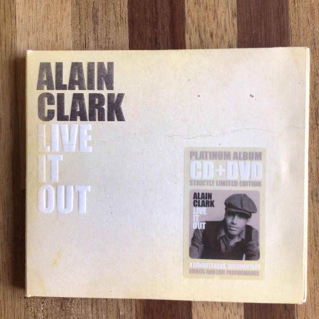Alain Clark - live it out - Limited Edition + bonus tracks, Cd's en Dvd's, Ophalen of Verzenden, Zo goed als nieuw