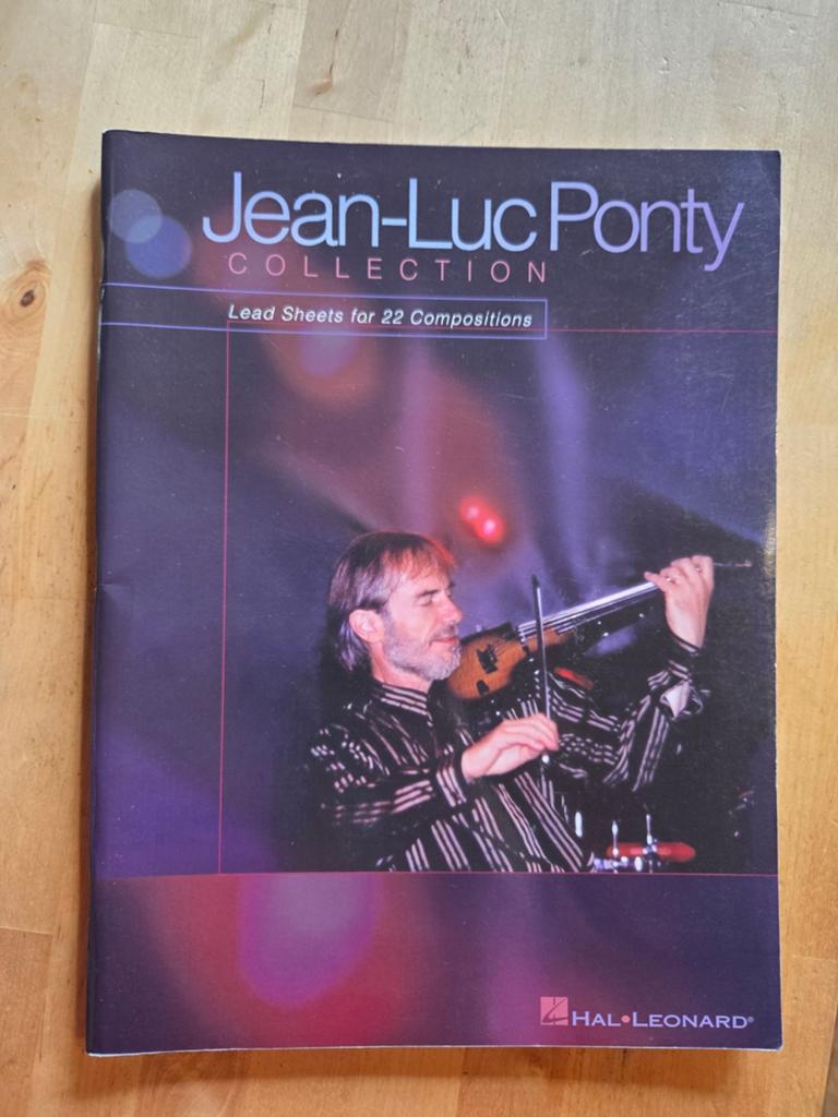 Jean-Luc Ponty Collection - Lead Sheets voor 22 Composities, Muziek en Instrumenten, Bladmuziek, Ophalen of Verzenden, Zo goed als nieuw
