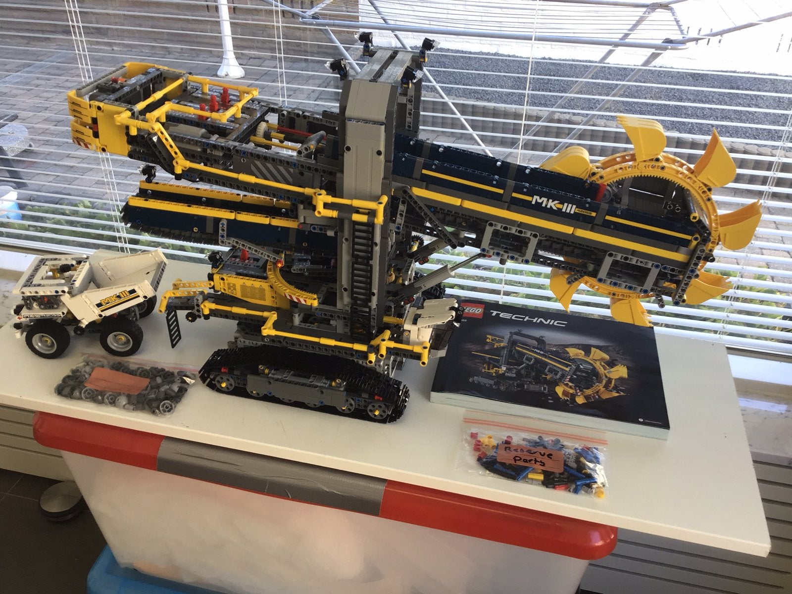 Lego Technic 42055 Bucket Wheel Excavator (emmerwiel graver), Ophalen of Verzenden, Zo goed als nieuw