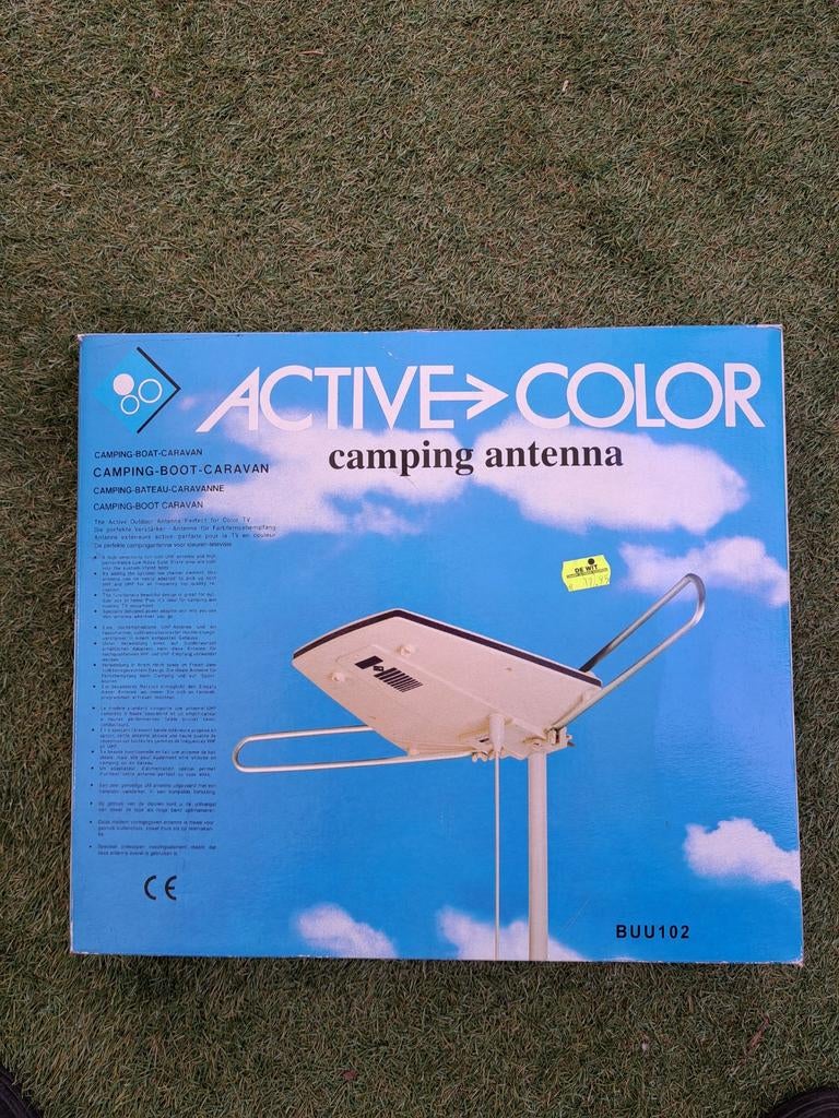 Vintage Active Color Camping Antenne Jaren '90, Ophalen of Verzenden, Nieuw