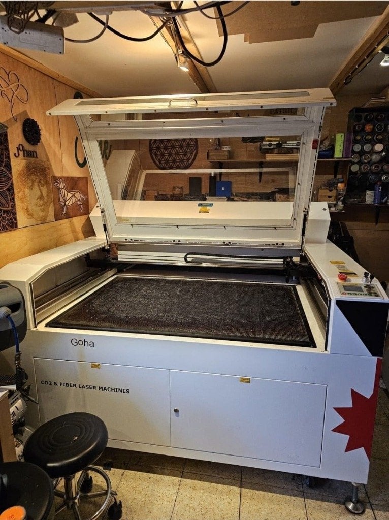Lasermachine 100 watt CO2 professioneel, Ophalen, Zo goed als nieuw
