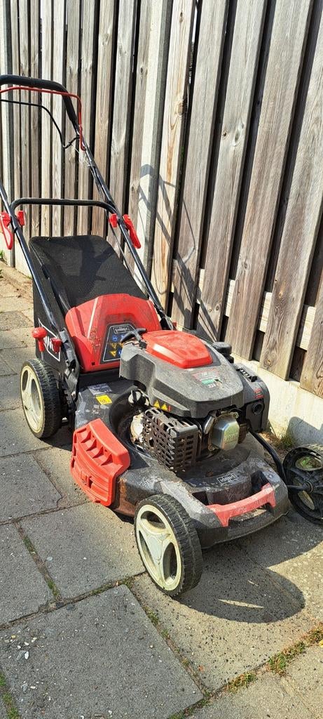 Scheppach 4-takt Benzine Grasmaaier, Tuin en Terras, Ophalen, Cirkelmaaier, Gebruikt, Scheppach