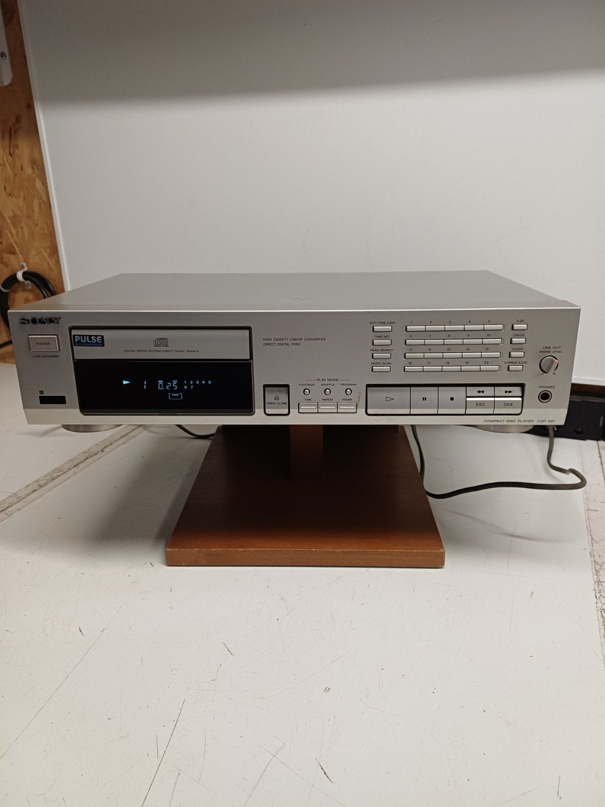 Sony CDP-597 CD Speler - Goede Staat, Werkt Prima, Audio, Tv en Foto, Cd-spelers, Ophalen of Verzenden, Gebruikt, Sony