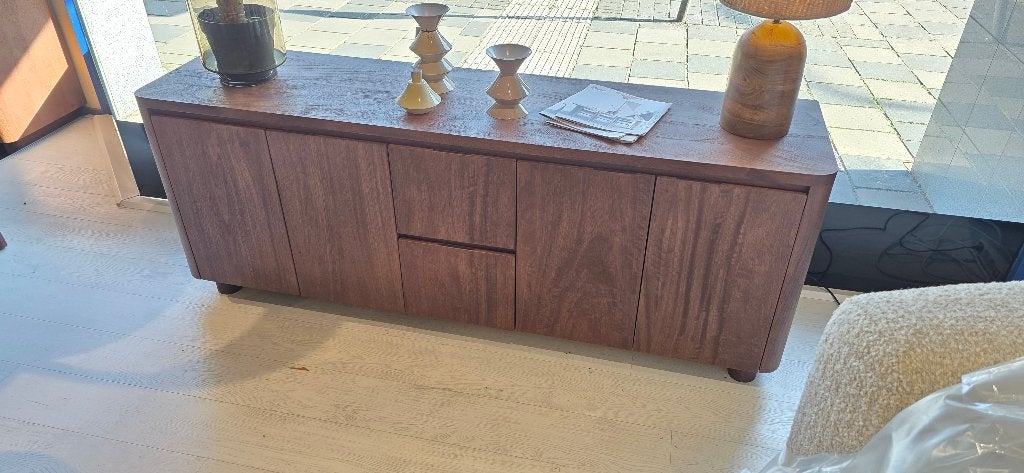 Tv Meubel Ed Bruin 160 cm | Showmodel Korting, Bornsestraat 31, 150 tot 200 cm, Jarameubeloutlet@hotmail.com, Ophalen of Verzenden