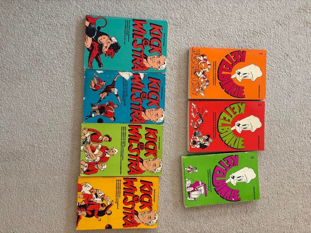 Kick Wilstra en Ketelbinkie stripboeken, Boeken, Stripboeken, Meerdere stripboeken, Ophalen, Gelezen