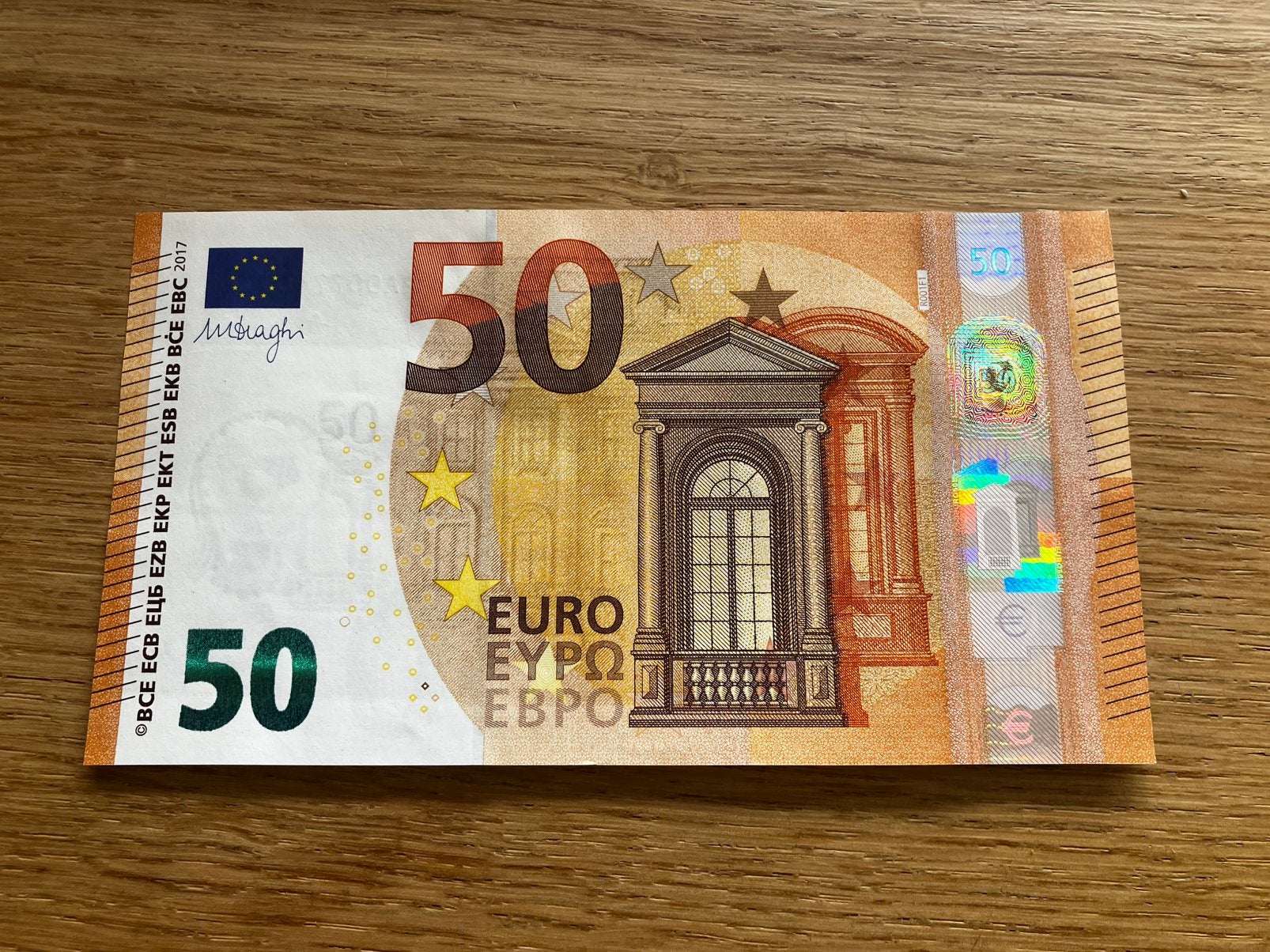 €50,- Mario Draghi - Duitsland (RA) R001 !!!, Postzegels en Munten, Bankbiljetten | Europa | Eurobiljetten, Ophalen of Verzenden