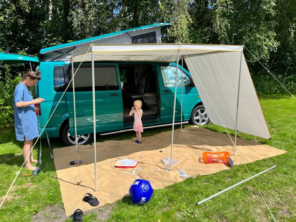 Brandrup TopSail Luifel met magnetische koppeling en zijluif, Caravans en Kamperen, Ophalen, Gebruikt