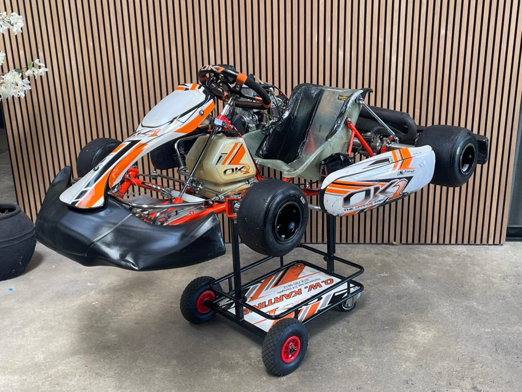 OK1 Kart 2021 met Rotax Max senior non evo, Sport en Fitness, Karting, Ophalen, Gebruikt, Kart