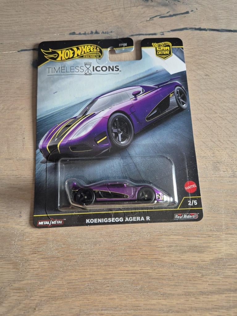 Hot Wheels Premium CC Timeless Icons - Koeningsegg Agera R, Hobby en Vrije tijd, Modelauto's | Overige schalen, Ophalen of Verzenden