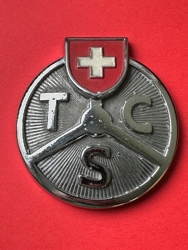 TSC badge. Touring Clun Switserland T.b.v. Uw oldtimer., Ophalen of Verzenden, Gebruikt, Overige typen