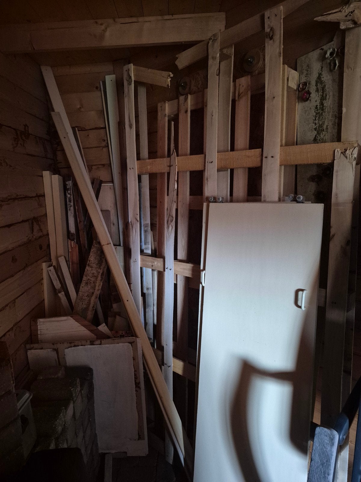 Diverse partij hout: planken en balken, Ophalen, Gebruikt, Balk, Overige houtsoorten