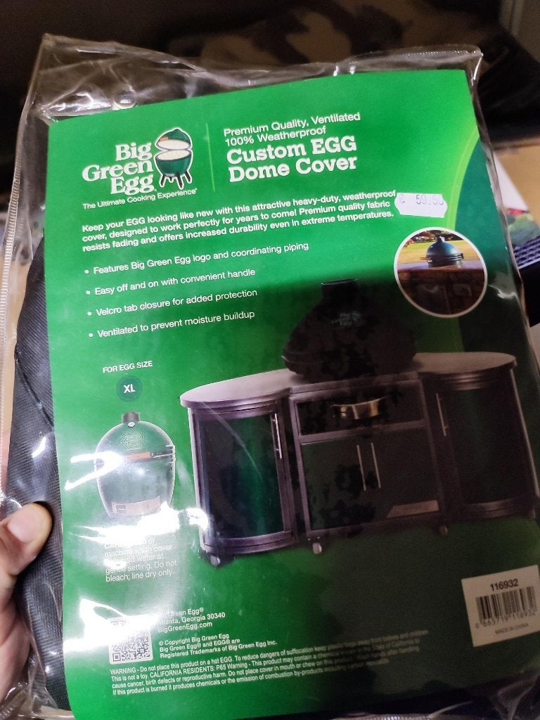 bge costum egg dome cover xl, Ophalen of Verzenden, Nieuw, Big Green Egg (origineel)
