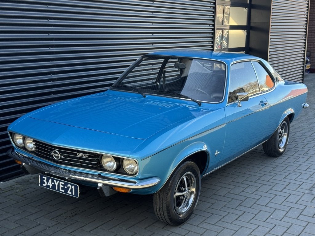 Opel Manta A 1.2 BLAUW| COMPLETE RESTAURATIE| ZEER MOOI| UNI, Auto's, Zwart, Leder, Bedrijf, Metallic lak