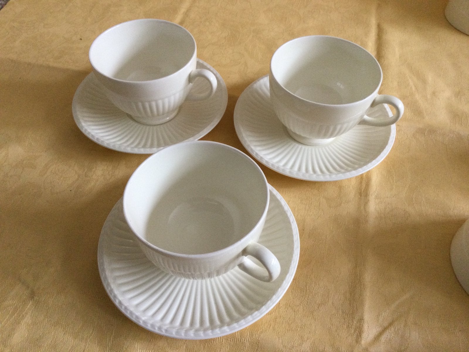 Wedgwood Edme Barlaston Etruria 3 cappuccino kop en schotel, Ophalen of Verzenden