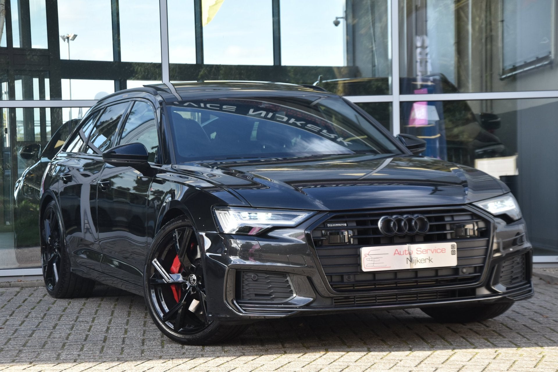 Audi A6 Avant 55 TFSI e quattro Competition 367PK | Pano | M, Auto's, Automaat, Dealer onderhouden, Gebruikt, 4 cilinders