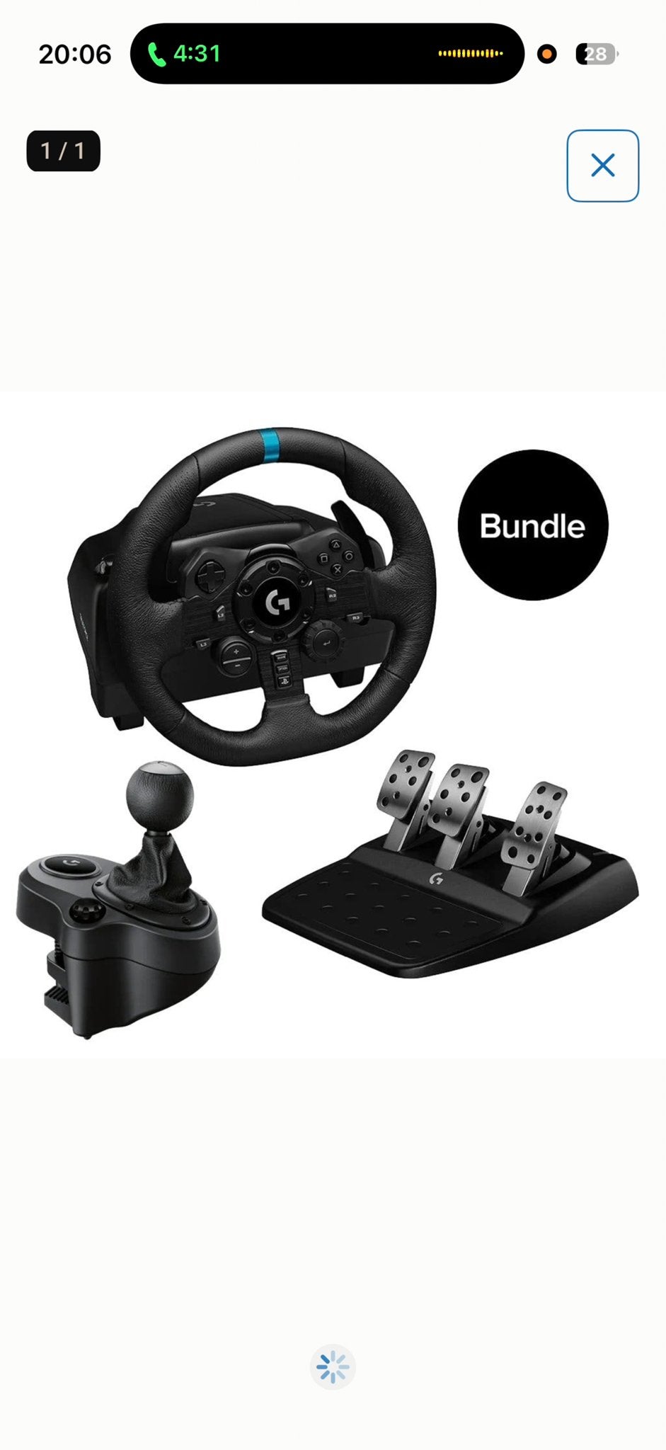 Logitech G29 Driving Force Racing Wheel met Shifter, Spelcomputers en Games, Ophalen, Gebruikt, Stuur of Pedalen, PlayStation 4