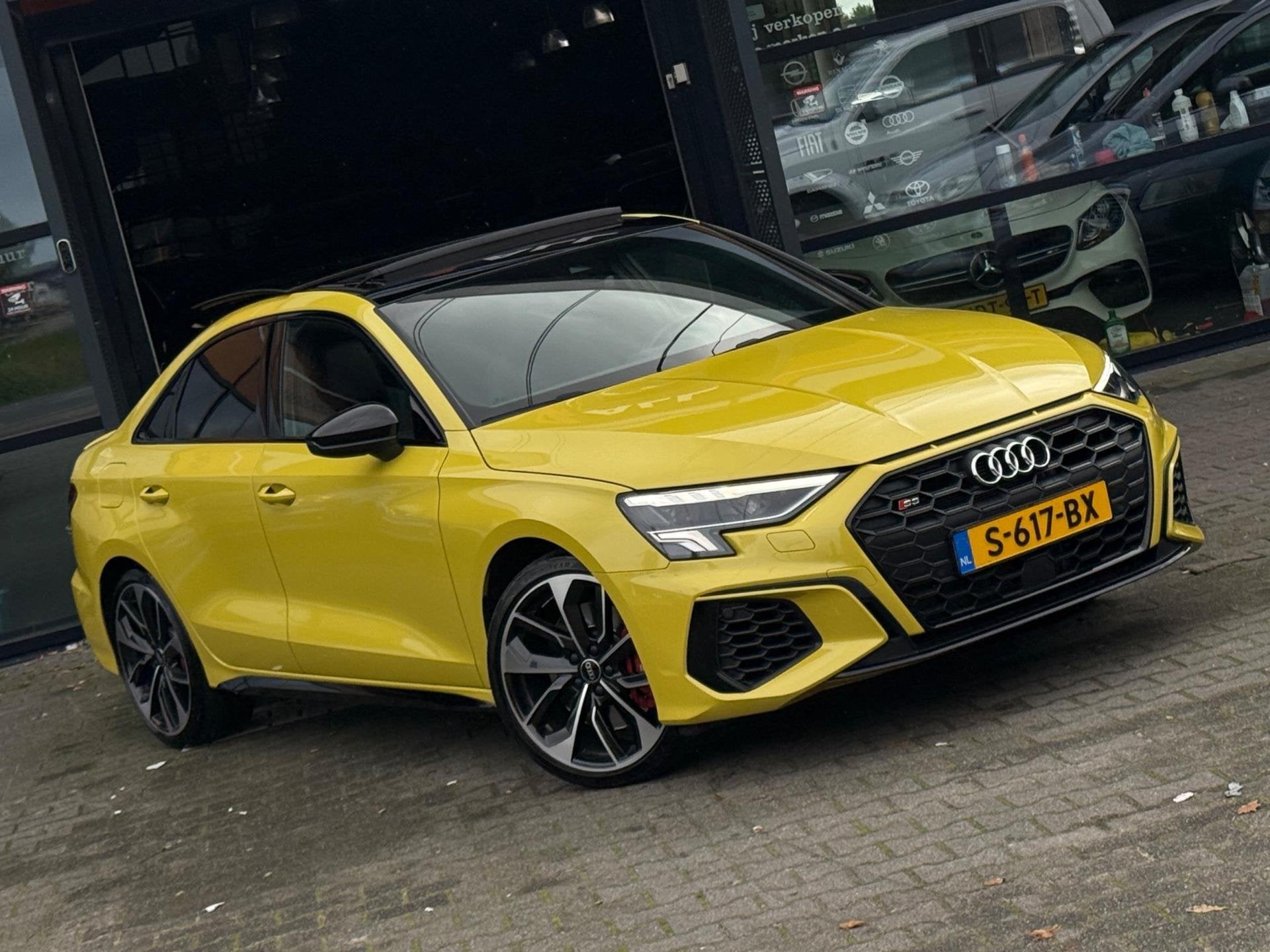 Audi S3 Limousine 2.0 TFSI S3 quattro B&O/PANO/VIRTUAL/ADAPT, Auto's, Gebruikt, 4 cilinders, 1984 cc, Alcantara