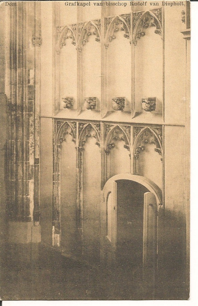 Dom, Grafkapel van bisschop Rudolf van Diepholt, Utrecht, Ophalen of Verzenden, 1920 tot 1940, Ongelopen, Utrecht