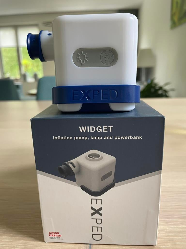 Exped widget pump, lamp & powerbank, Caravans en Kamperen, Ophalen, Zo goed als nieuw