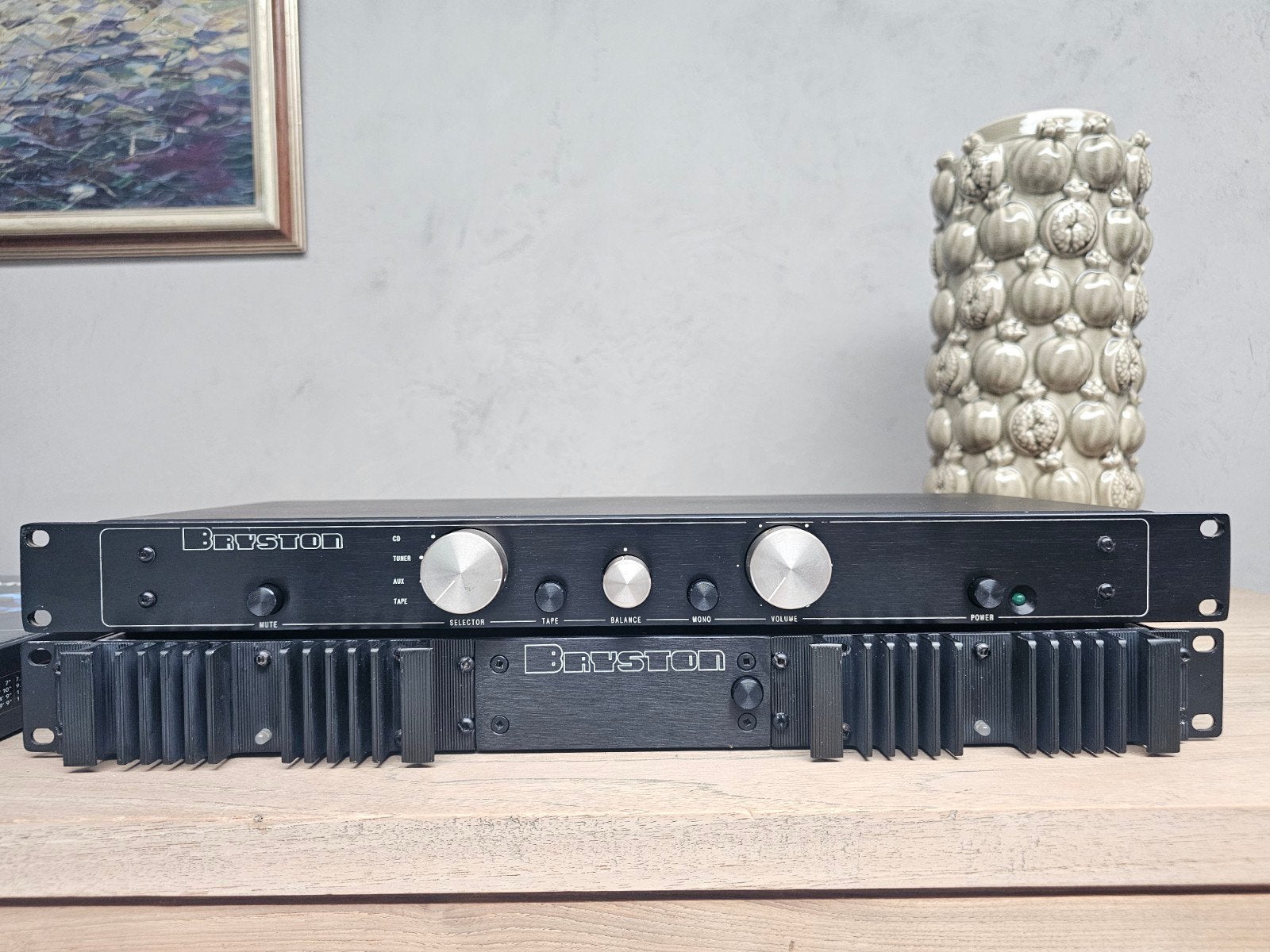 Bryston 0.4B en 2B Voor-Eindversterker stereo combinatie, Overige merken, Gebruikt, Ophalen of Verzenden, 120 watt of meer