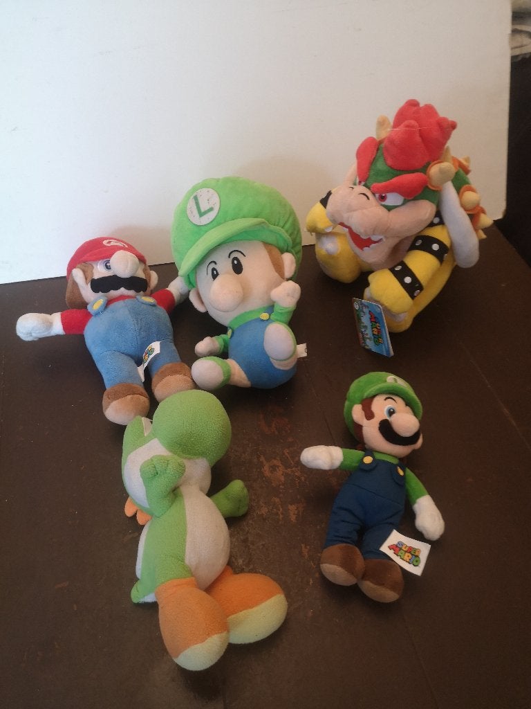 mario bros knuffels, Ophalen of Verzenden, Zo goed als nieuw, Overige typen