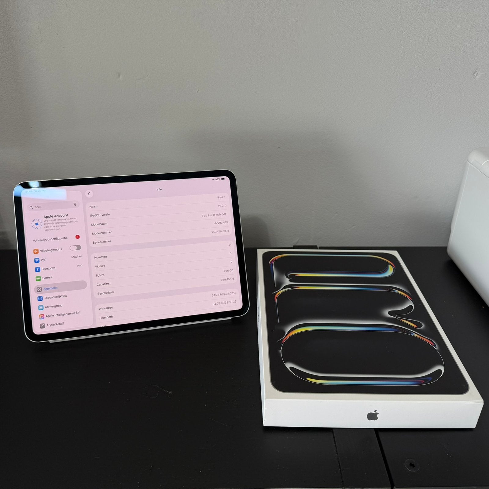 iPad Pro 11” M4 - 256 GB - Silver | ZGAN, 11 inch, Nieuw, Ophalen of Verzenden, Apple iPad Pro