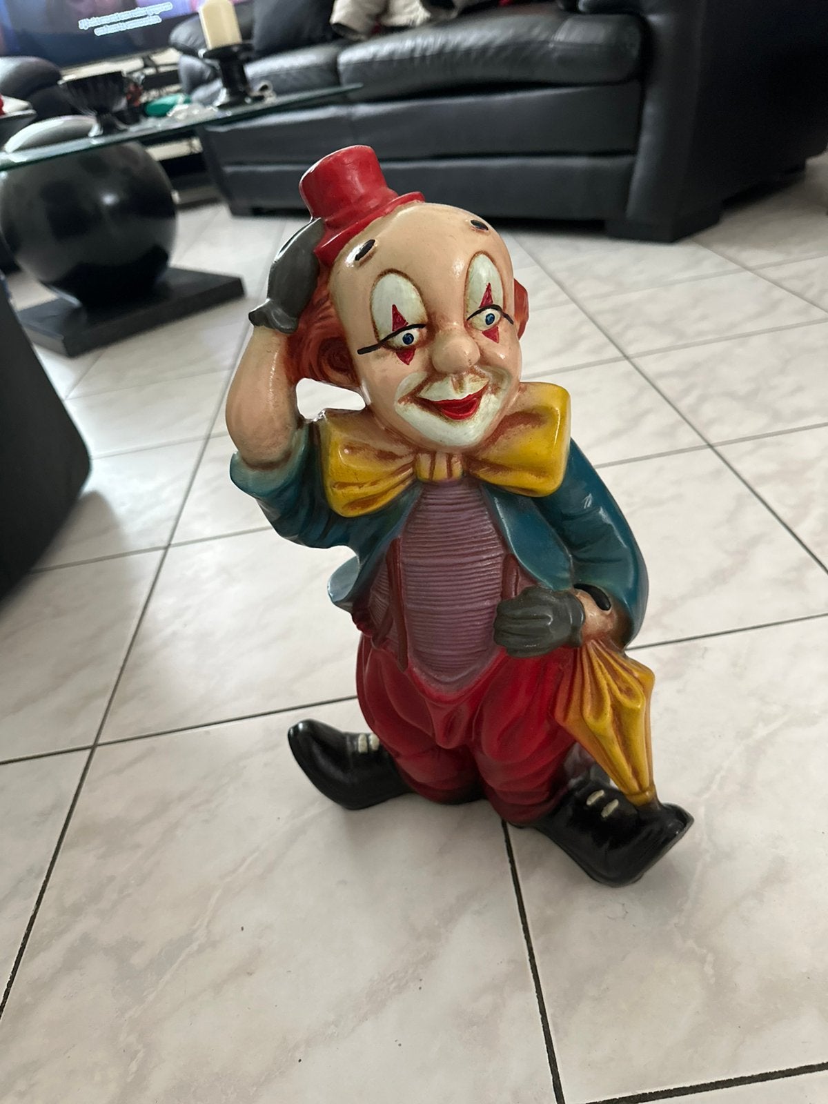 Mooi beeld clown groot nieuw €15.-, Ophalen of Verzenden, Nieuw, Overige typen