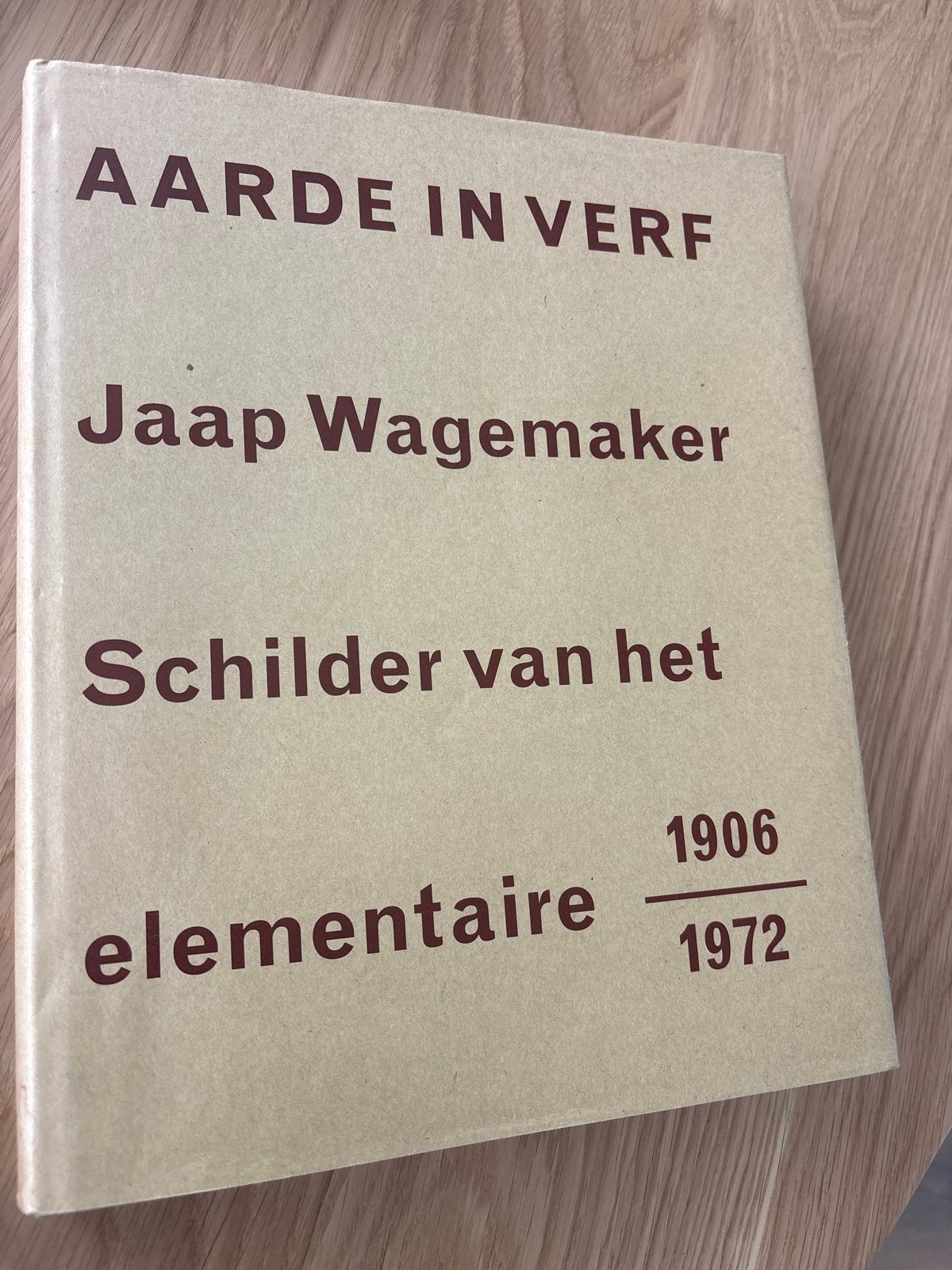 Aarde in Verf: Jaap Wagemaker - Schilder van het elementaire, Verzenden, Zo goed als nieuw, Overige onderwerpen