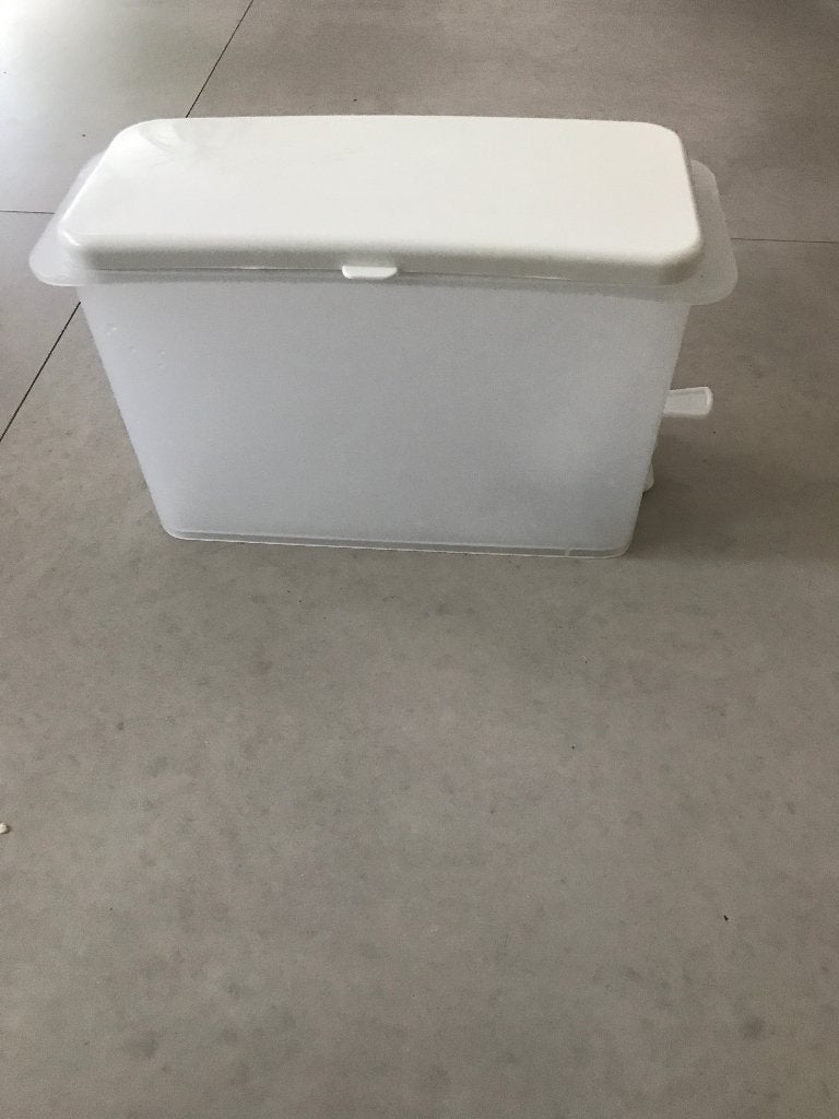 Doorzichtige plastic container met deksel en kraantje, Ophalen of Verzenden, Nieuw