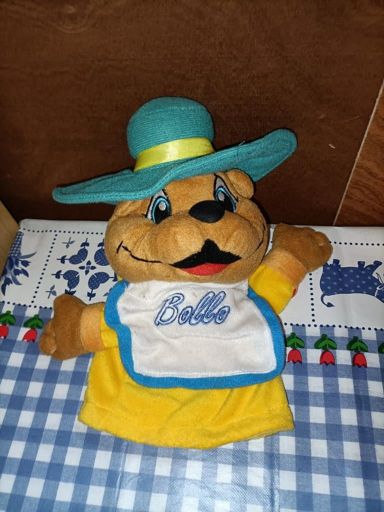Bollo handpop oude versie Landal GreenParks, Kinderen en Baby's, Speelgoed | Knuffels en Pluche, Zo goed als nieuw, Overige typen