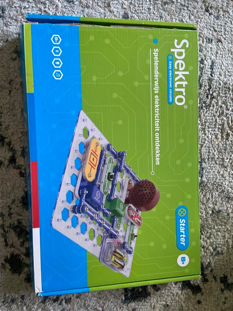 Spektro Starter Set: Spelenderwijs Elektriciteit Ontdekken, Ophalen of Verzenden, Zo goed als nieuw, Elektronica, Met licht