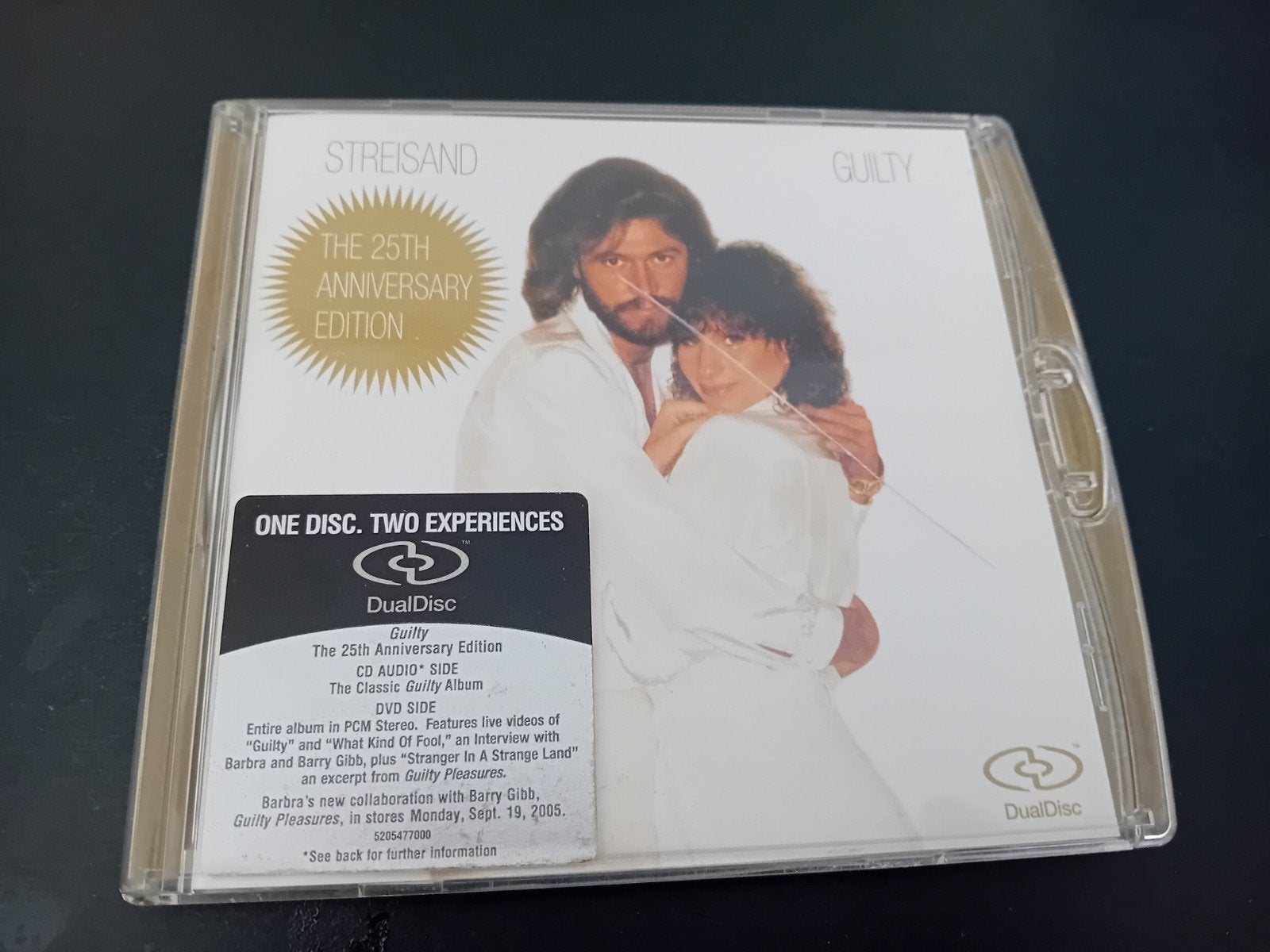 cd plus dvd Barbra Streisand Barry Gibb Guilty, Ophalen of Verzenden, Speciale editie