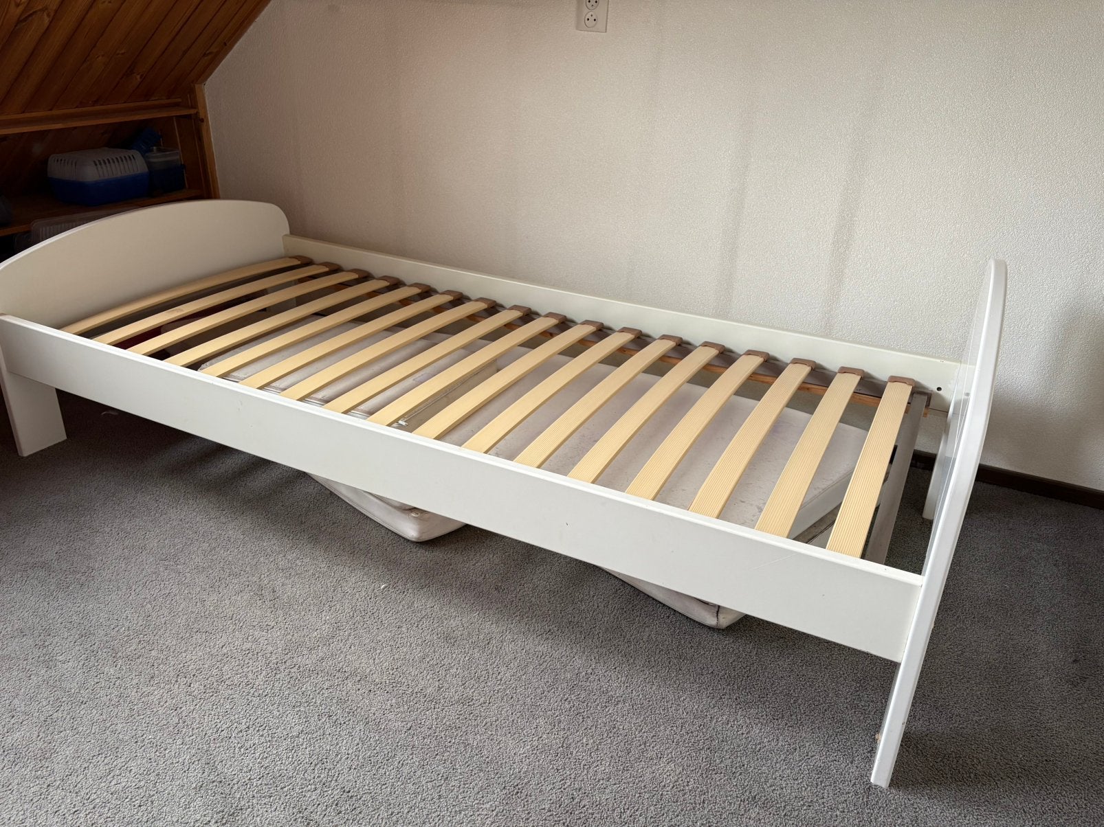 Éénpersoonsbed, Ophalen, 90 cm, Eenpersoons, Zo goed als nieuw
