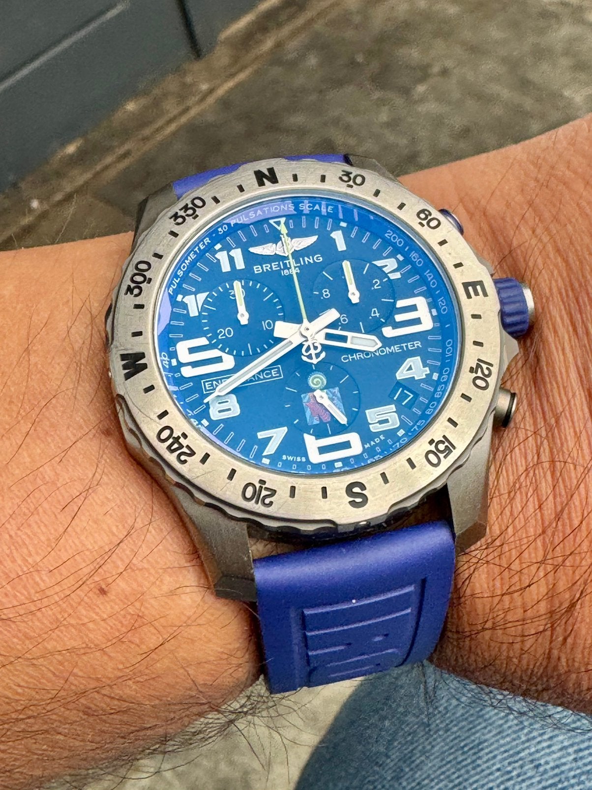 Breitling Endurance Pro IRONMAN World Championship Limited, Overige materialen, Breitling, Polshorloge, Kunststof