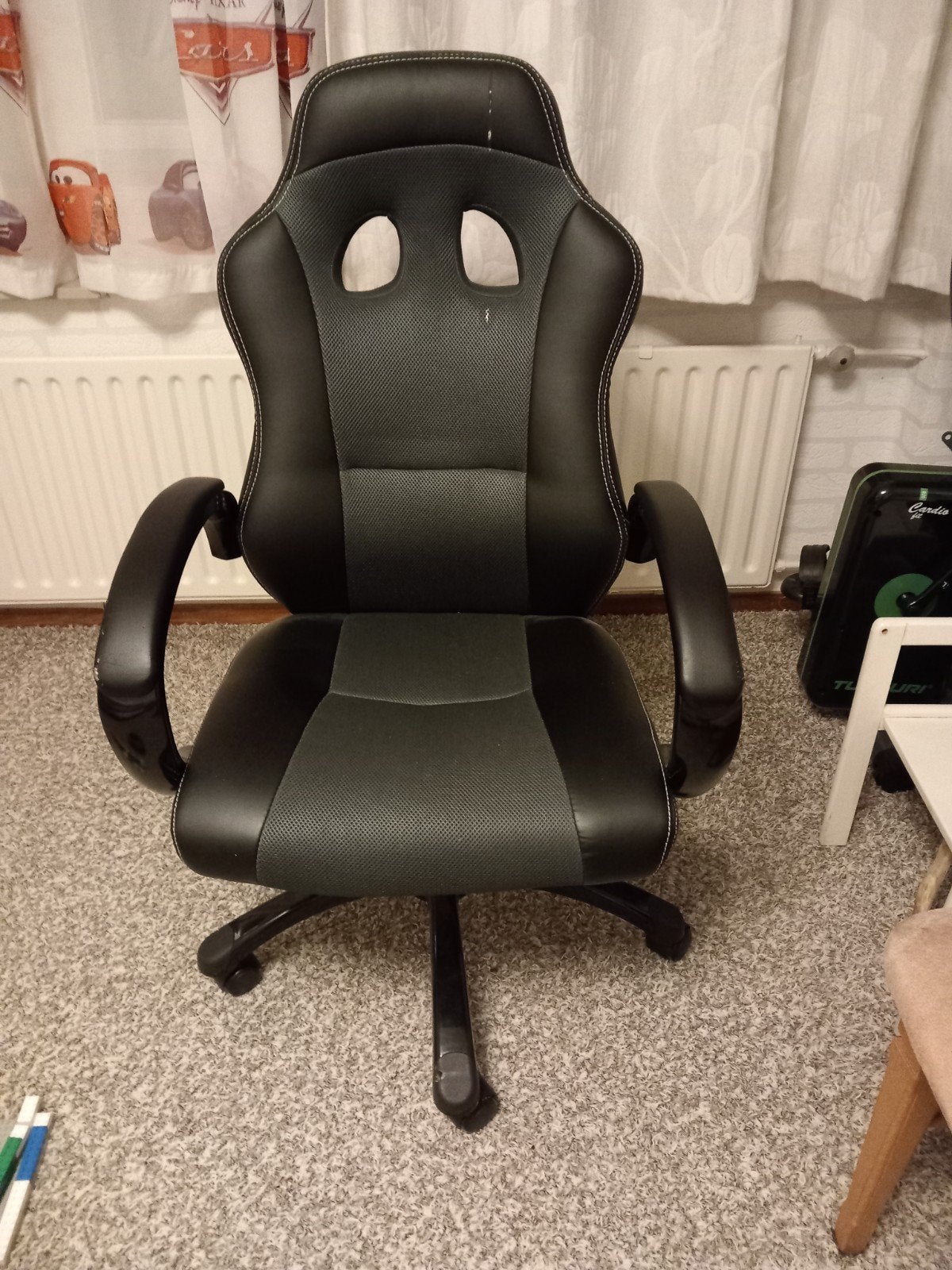 Gaming Bureaustoel - Zwart/Grijs, Huis en Inrichting, Bureaustoelen, Ophalen