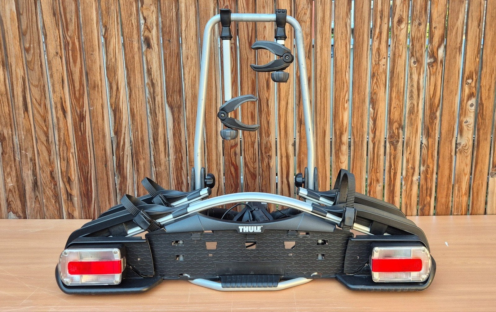 Thule EuroWay G2 921 Fietsendrager met sleutel+ adapter, Ophalen, 2 fietsen, Gebruikt, Trekhaakdrager