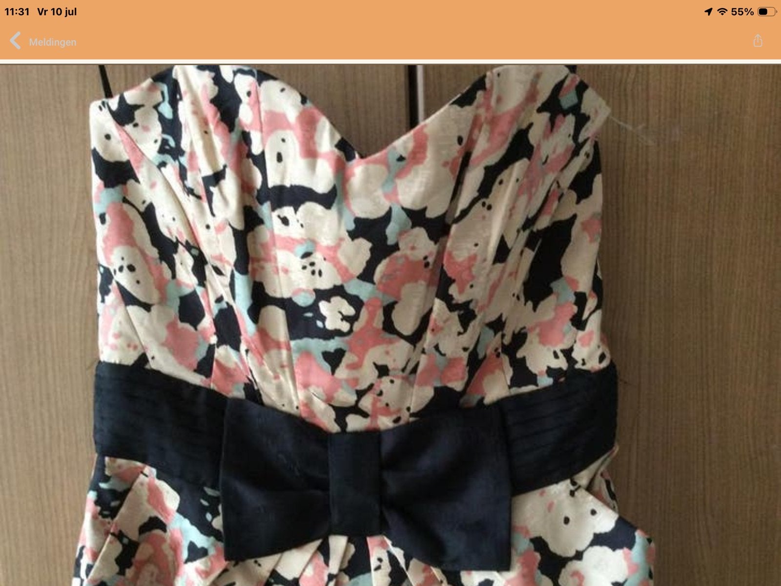 Jurk mt, 36.    Strapless.    ️‍, Kleding | Dames, Verzenden, Nieuw, Maat 36 (S)