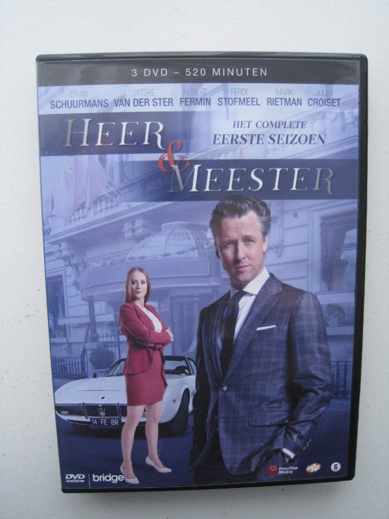 DVD box Heer & meester seizoen 1, Cd's en Dvd's, Dvd's | Tv en Series, Vanaf 12 jaar, Ophalen of Verzenden, Zo goed als nieuw