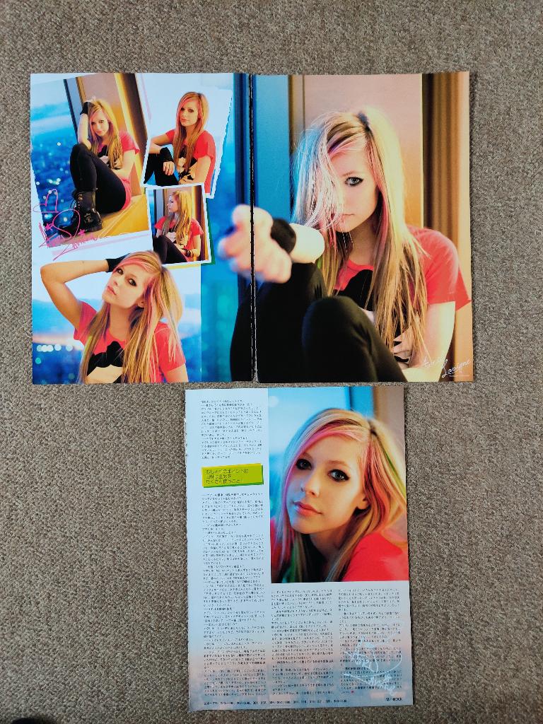 avril lavigne japanse knipsels / interview inrock magazine, Verzenden, 1980 tot heden, Buitenland, Knipsel(s)
