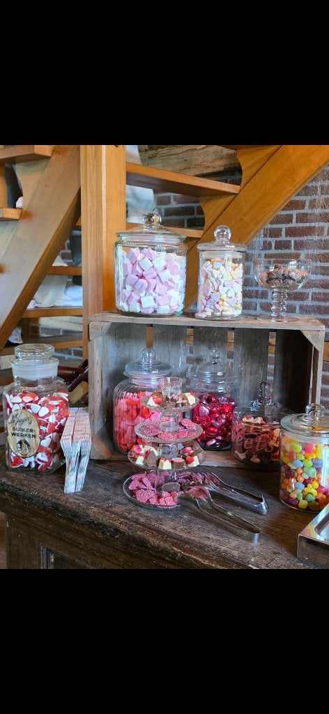 Snoeppotten bruiloft, Ophalen, Zo goed als nieuw, Versiering, Geboorte of Huwelijk