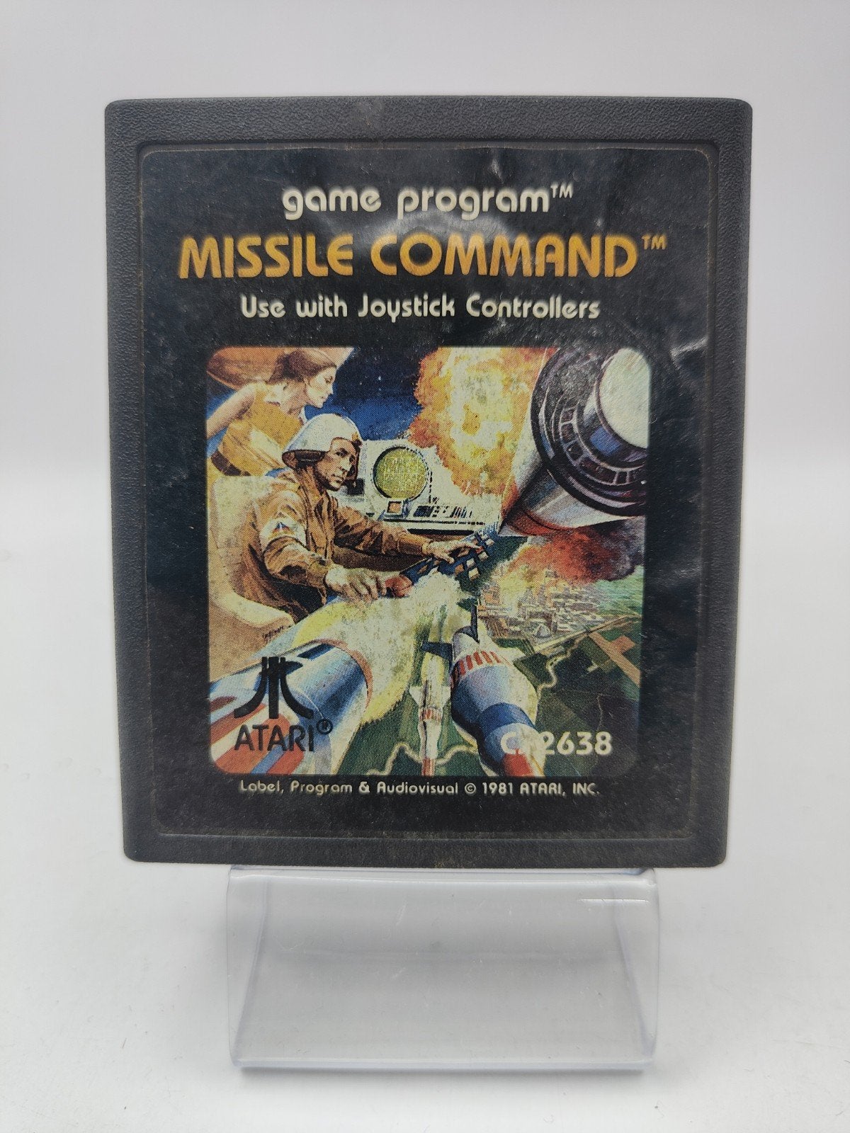 Atari Missile Command - Klassieke Atari 2600 Game, Spelcomputers en Games, Gebruikt, Shooter, Atari, 1 speler