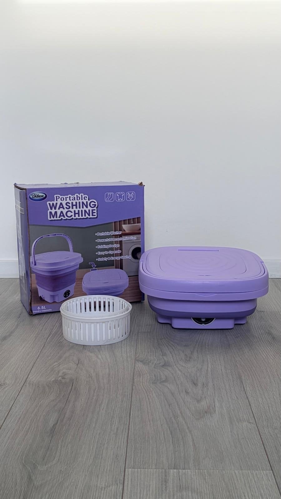 Compacte Camping Wasmachine - Slechts één keer gebruikt, Witgoed en Apparatuur, Wasmachines, Ophalen, Minder dan 1200 toeren, Minder dan 85 cm