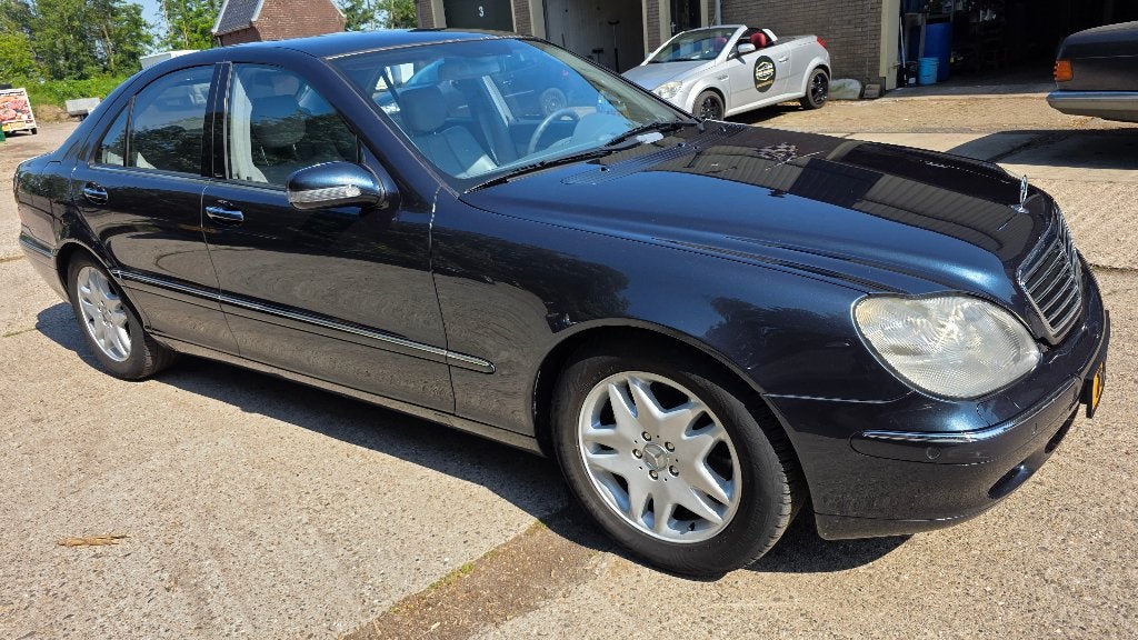 Mercedes S 500 V8 1999 174897 km Airco Nwe APK!!, Automaat, Achterwielaandrijving, 8 cilinders, Zwart