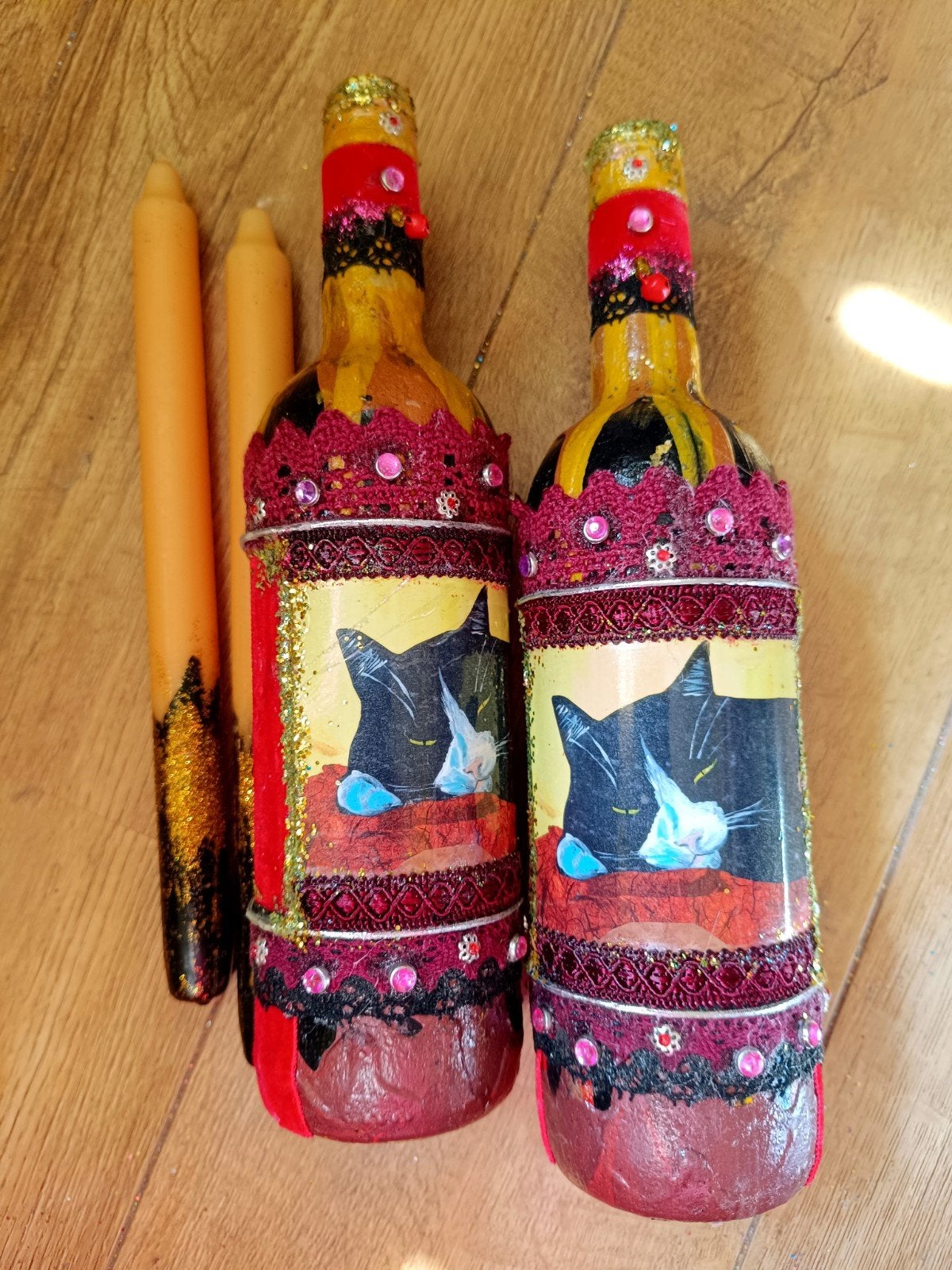 Zwarte katten, Ophalen of Verzenden, Zilver, Zilver