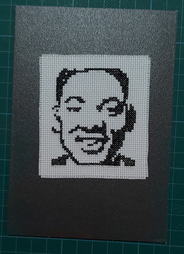 kaart met geborduurde Will Smith (1839), Ophalen of Verzenden, Nieuw, Man of Vrouw