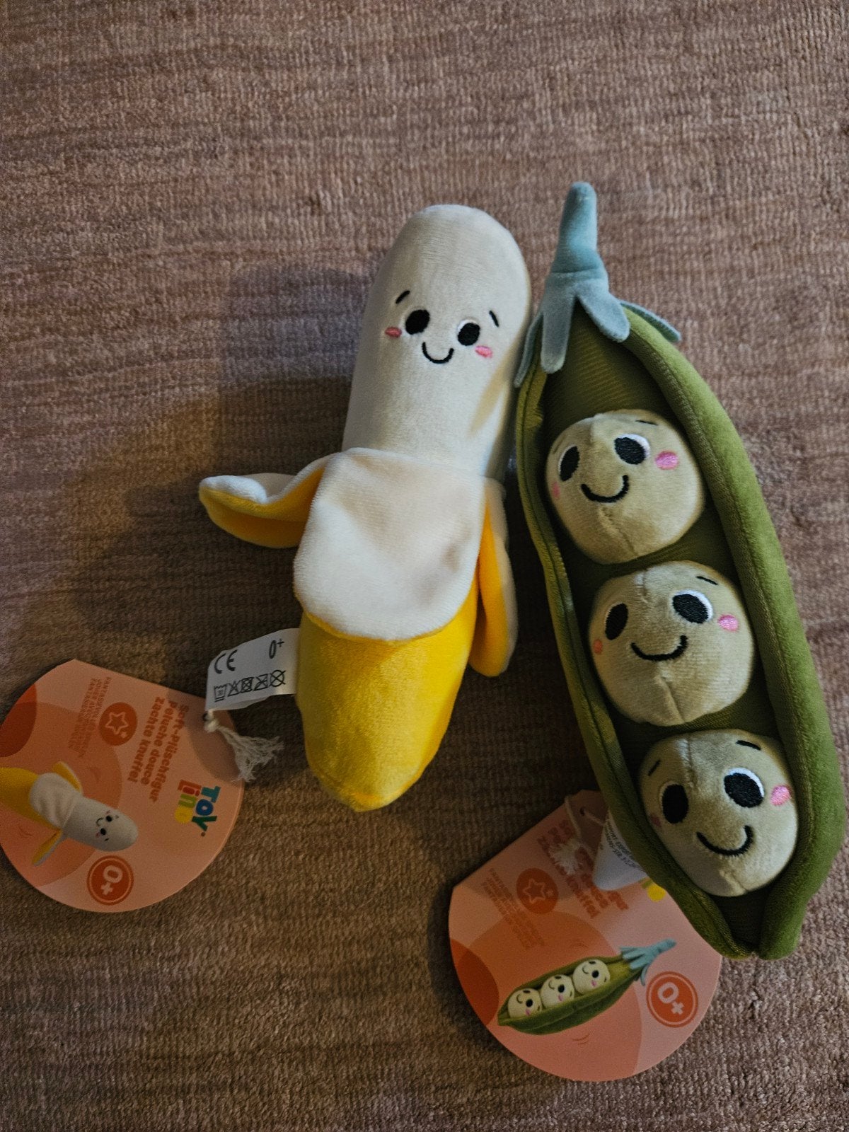 Knuffels nieuw banaan en sperzieboon Aldi, Ophalen, Nieuw, Overige typen