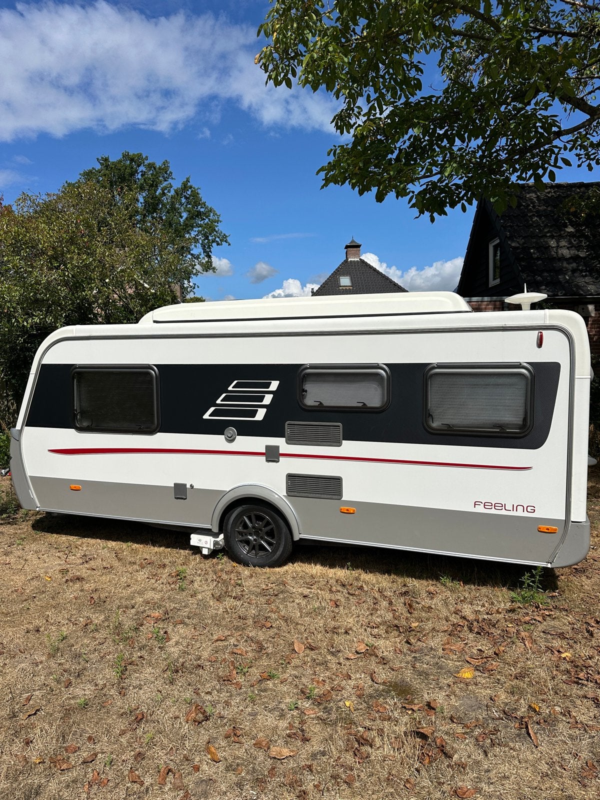 2013 Eriba Feeling 470 met Mover Slaapplaats voor 6, Caravans en Kamperen, Caravans, Mover, Rondzit, Particulier, 4 tot 5 meter