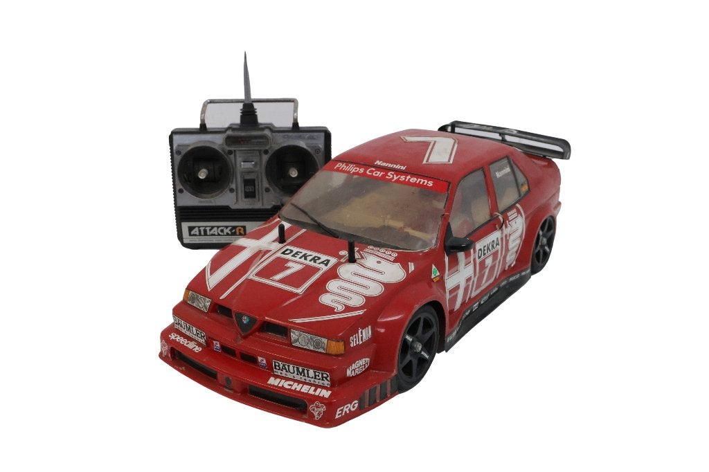 Tamiya TA-02 Alfa Romeo 1/10 rc auto, Elektro, Gebruikt, Ophalen of Verzenden, Schaal 1:10