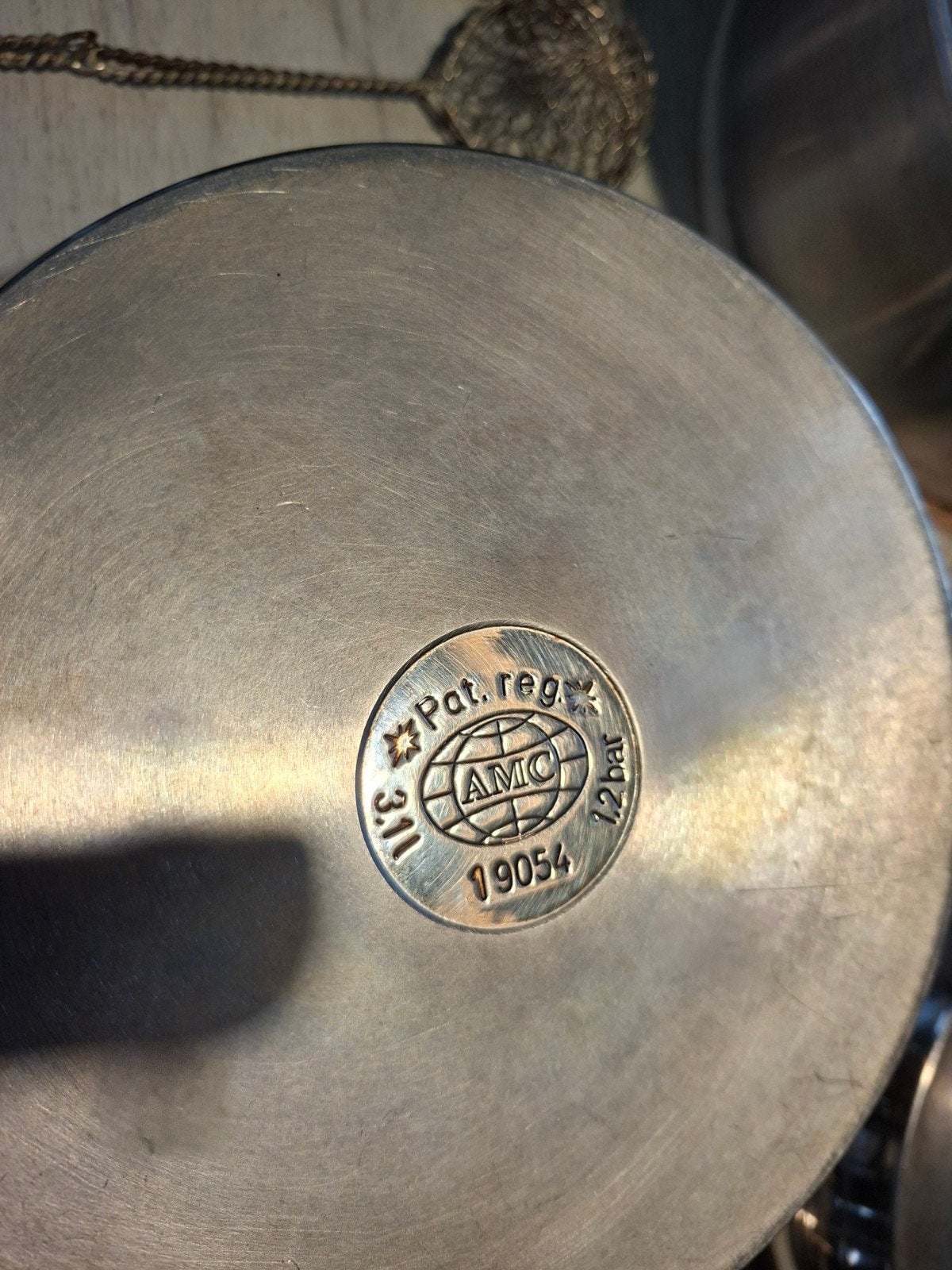 AMC RVS Pannenset met Fondueset - Complete Keuken, Gebruikt, Pannenset, Ophalen of Verzenden, Rvs